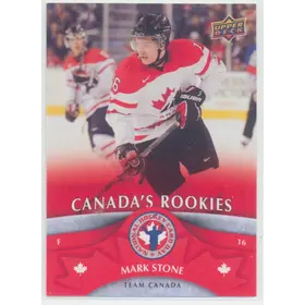 2013 NATIONAL HOCKEY CARD DAY CANADA - MARK STONE #NHCD4 CANADA'S ROOKIES