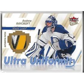 2007-08 Ultra Uniformity Patch #U-AR Andrew Raycroft (11/25)