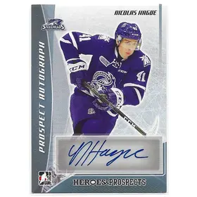 2016-17 ITG Heroes & Prospects Autographs Platinum #PA-NH2 Nicolas Hague
