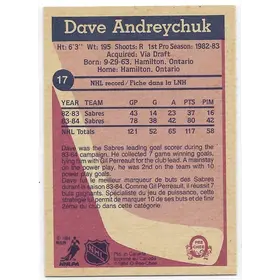 1984-85 O-Pee-Chee #17 Dave Andreychuk RC