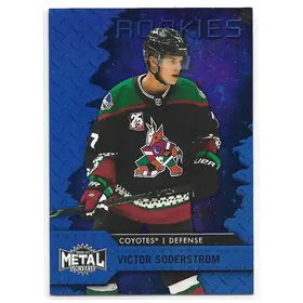 2020-21 Metal Universe Spectrum Blue #119 Victor Soderstrom (Rookies)