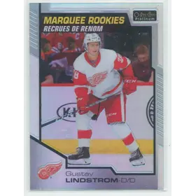 2020-21 O-PEE-CHEE PLATINUM - GUSTAV LINDSTROM #182 MARQUEE ROOKIES RAINBOW
