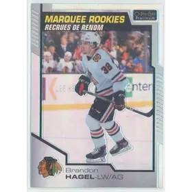 2020-21 O-PEE-CHEE PLATINUM - BRANDON HAGEL #183 MARQUEE ROOKIES RAINBOW