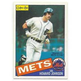 1985 O-Pee-Chee #192 Howard Johnson