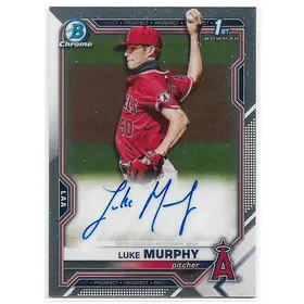 2021 Bowman Chrome Draft Autographs #CDA-LMU Luke Murphy (1st Bowman)