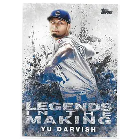 2018 Topps Update Legends in the Making #LITM-26 Yu Darvish