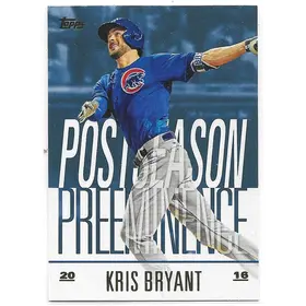 2018 Topps Update Postseason Preeminence Blue #PO-24 Kris Bryant