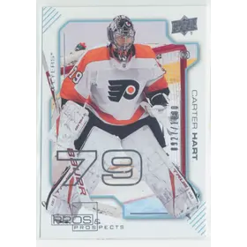 2020-21 UPPER DECK EXTENDED - CARTER HART #PP-20 PROS & PROSPECTS 927/1000