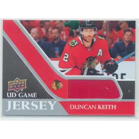 2020-21 UPPER DECK - DUNCAN KEITH #GJ-DK GAME JERSEY