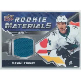 2020-21 UPPER DECK - MAXIM LETUNOV #RM-ML ROOKIE MATERIALS