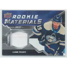 2020-21 UPPER DECK - LIAM FOUDY #RM-LF ROOKIE MATERIALS