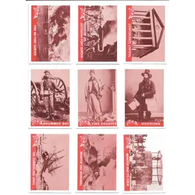 1965 Civil War Picture Card Reprints - Complete 55-card Set