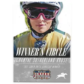 2015 Panini Americana Winner's Circle #1 Chantal Sutherland-Kruse