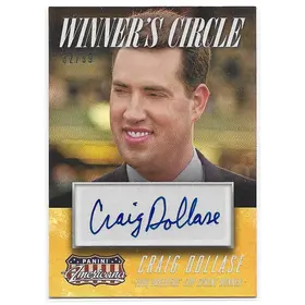 2015 Panini Americana Winner's Circle Autographs Gold #WS-CD Craig Dollase (32/99)