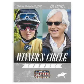 2015 Panini Americana Winner's Circle Combos #4 Chantal Sutherland-Kruse & Bob Baffert