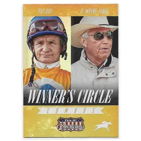 2015 Panini Americana Winner's Circle Combos Gold #5 Pat Day & D. Wayne Lukas