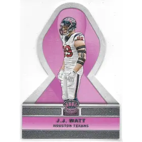 2015 Crown Royale Pink Ribbons Die-Cuts #PR4 J.J. Watt