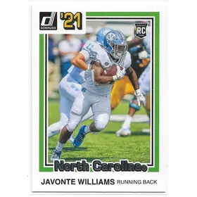 2021 Chronicles Donruss Draft Picks #48 Javonte Williams RC