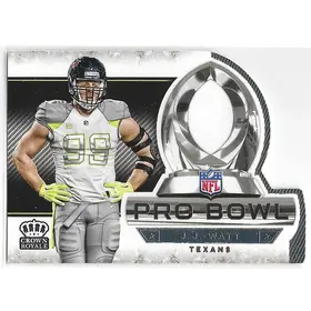 2015 Crown Royale Pro Bowl Die-Cuts #PB10 J.J. Watt