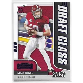 2021 Contenders Draft Picks Draft Class Purple #15 Mac Jones
