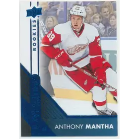 2016-17 OVERTIME - ANTHONY MANTHA #59 ROOKIES BLUE FOIL