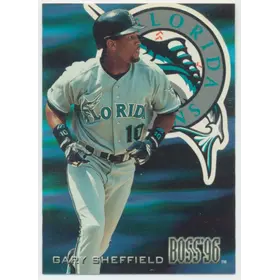 1996 Skybox Circa - Gary Sheffield #36 Boss