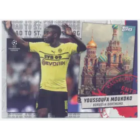 2021-22 Topps UEFA Champions League - Youssoufa Moukoko #RSP-13 Road to St. Petersburg
