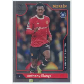 2021-22 Topps Merlin Collection Chrome UCL - Anthony Elanga #143 Rookie