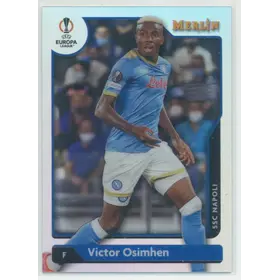2021-22 Topps Merlin Collection Chrome UCL - Victor Osimhen #84 Refractor Parallel