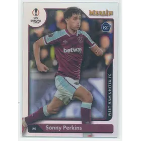 2021-22 Topps Merlin Collection Chrome UCL - Sonny Perkins #106 Rookie Refractor Parallel