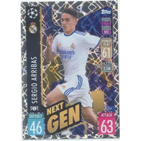 2021-22 Topps Match Attax UCL - Sergio Arribas #239 Next Gen