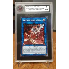 2018 Yu-Gi-Oh! Shadows In Valhalla #SHVA-EN020 Aleister The Invoker Of Madness (Secret Rare, 1st Edition) (KSA 9 MINT)