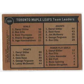 1975-76 Topps #328 Darryl Sittler (Team Leaders) *