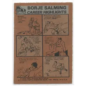 1975-76 Topps #294 Borje Salming (All-Stars)
