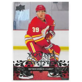 2023-24 Upper Deck '08-09 Tribute #T-36 Matthew Coronato (Young Guns)