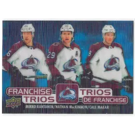 2020-21 Tim Hortons Franchise Trios #T-8 Mikko Rantanen, Nathan MacKinnon & Cale Makar