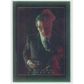 1995 Topps Batman Forever - Two-Face #B2 Stickers Chromium