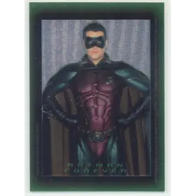 1995 Topps Batman Forever - Robin #B4 Stickers Chromium