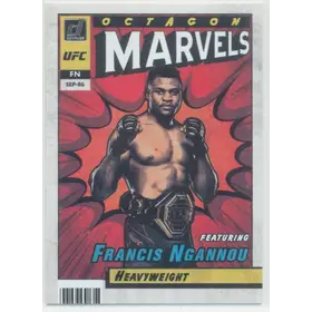 2022 Donruss UFC - Francis Ngannou #16 Octagon Marvels