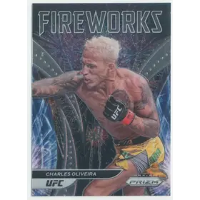 2022 Panini Prizm UFC - Charles Oliveira #14 Fireworks