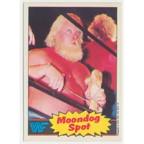 1985 O-Pee-Chee WWF - Moondog Spot #19 RC