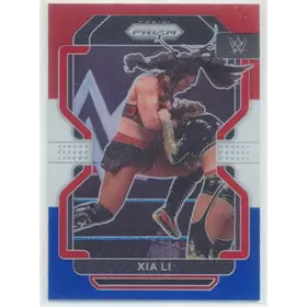 2022 Panini Prizm WWE - Xia Li #158 Red White & Blue Prizm Parallel