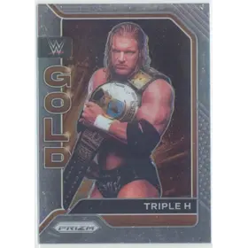 2022 Panini Prizm WWE - Triple H #9 WWE Gold