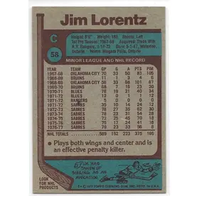 1977-78 Topps #58 Jim Lorentz *