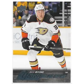 2015-16 Upper Deck #496 Nick Ritchie RC (Young Guns)
