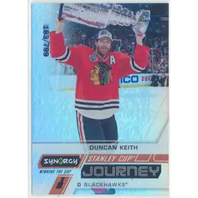 2020-21 SYNERGY - DUNCAN KEITH #CJ-DK STANLEY CUP JOURNEY WINNING THE CUP VARIATION 183/799
