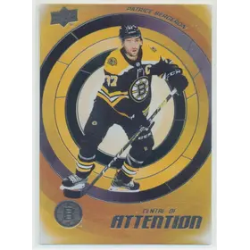 2022-23 UPPER DECK - PATRICE BERGERON #CA-18 CENTRE OF ATTENTION
