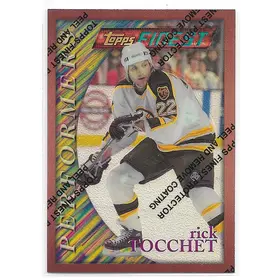 1995-96 Finest Refractors #133 Rick Tocchet (Bronze, Performers)