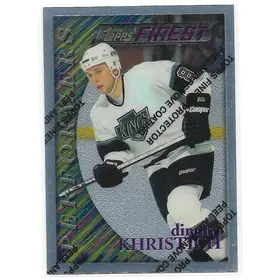1995-96 Finest #166 Dimitri Khristich (Silver, Performers)