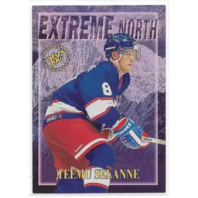 1995-96 Stadium Club Extreme North #2EN Teemu Selanne